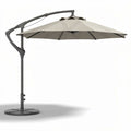 Ombrellone da giardino con braccio sfilabile per aree esterne – tessuto in poliestere e struttura in metallo – 250 x 250 x 300 cm