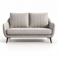 Divano in tessuto grigio per soggiorno – 180 x 80 x 85 cm