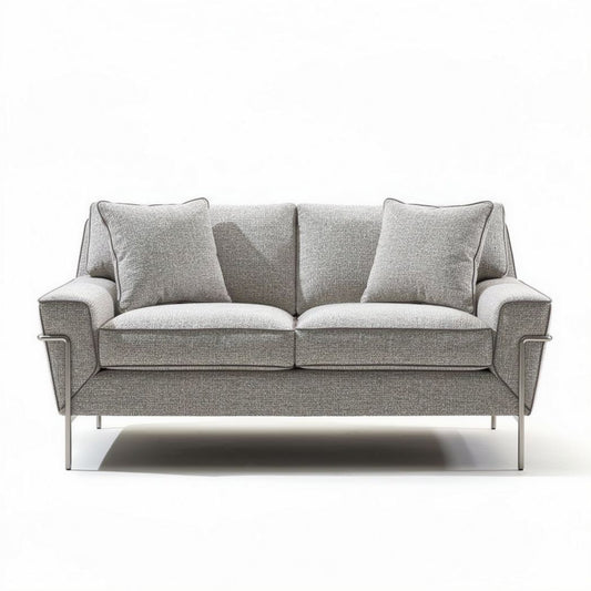 Divano in tessuto con cuscini sfoderabili per salotto – 180 x 90 x 85 cm