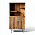 Libreria in legno con ripiani e cassetti per soggiorno – 90 x 45 x 180 cm